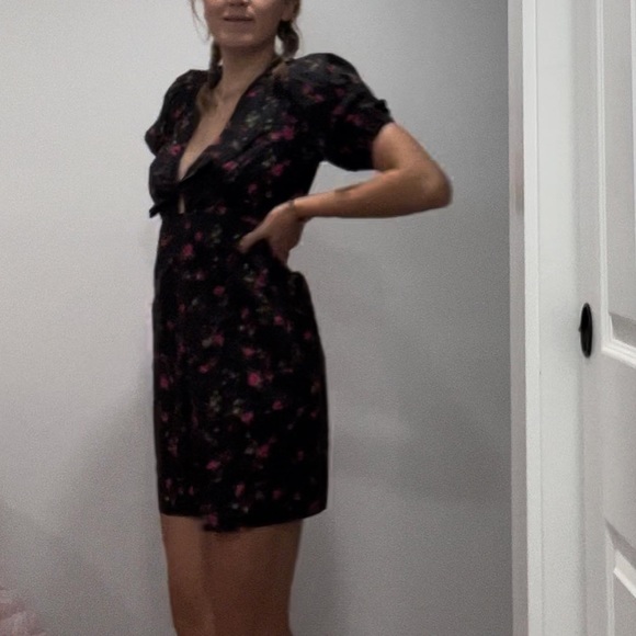 NWT Pam & Gela Neon ditsy floral dress - Picture 7 of 7